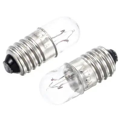 $10.08 • Buy 25Pcs E10 Screw Base Bulbs DC 12V Mini Miniature Lights, Warm Yellow