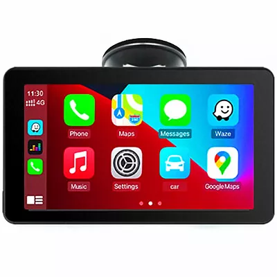 7in Touch Screen Car Stereo Radio Bluetooth Navigation For Apple CarPlay Monitor • $124.86