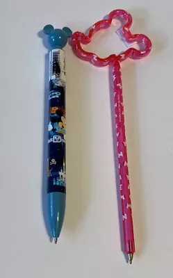 Disney Parks Mixed Lot Of 2 Disney Minnie Mouse & Mickey Mouse Writing Pens • $14.88