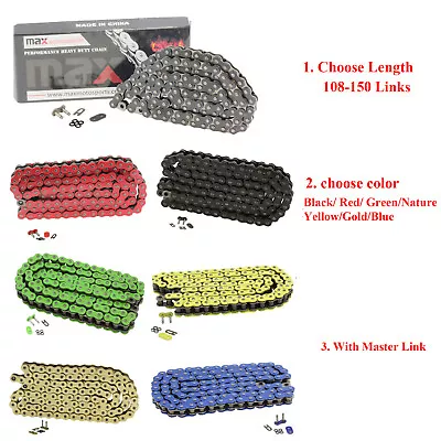 525 Motorcycle Atv O-Ring Drive Chain 525-Pitch  With 1 Connecting Link • $39.99