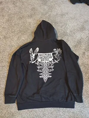 Lamb Of God 'Pure American Metal' Hoody Hooded Sweatshirt Band Merch Metal Guita • £19.99