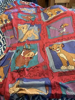 Vintage 90s Disney Twin Sheet Set Lion King     R 4 • $13.99