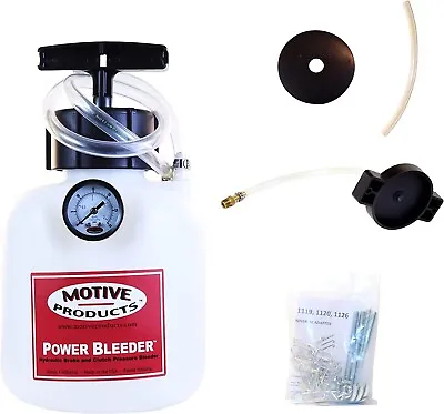 Motive Products 0101 Brake System Power Bleeder With 3  Round Adapter • $69.95