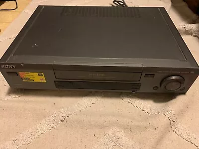 Sony SLV-761HF VHS 4-Head VCR Tested Working With Power Cord No Remote  • $55