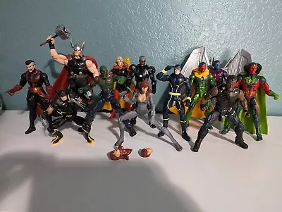 Hasbro Marvel Legends Loose Lot 12 Figures Thor Vision Dr Strange Blade +More • $53