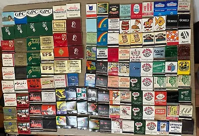 Lot Of 80 Vintage Matchbooks Match Boxes Restaurants Businesses Sports Ads Camel • $22.99