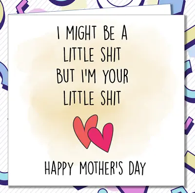 £2.99 • Buy Funny Happy Mothers Day Card Mum Rude Humorous Comical Mam Square Mummy  /CI