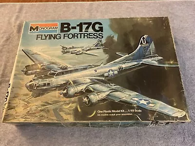 B-17 Flying Fortress.  1/48 Scale Monogram 1975 • $35