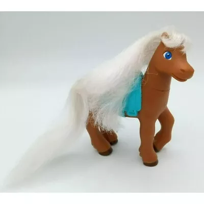 Dora The Explorer Brown Pony White Mane Tail Mattel 5 Inch Plastic Horse Figure • $12.79