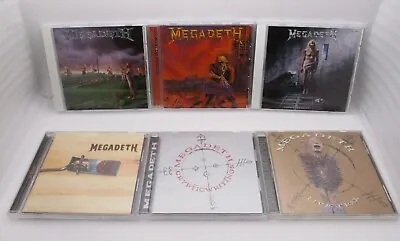 MEGADETH 6CDs YOUTHANASIA RISK COUNTDOWN TO EXTINCTION Japan Version • £87.66