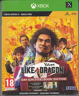 Yakuza Like A Dragon Day Ichi Steelbook Edition Xbox One Brand New FactorySealed • $13.95