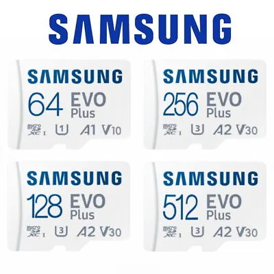 Micro SD Card SamSung Evo Plus 32GB 64GB 128GB 256GB 512GB Memory 130MB AU • $12