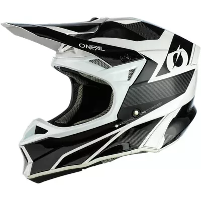 NEW Oneal 10 Series Compact Black/White Dirt Bike Helmet • $199