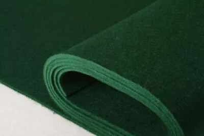 FELT Craft Felt Felt Fabric Solid 3-4mm Thick Crafts DARK GREEN EUR 8.98/m • £3.87
