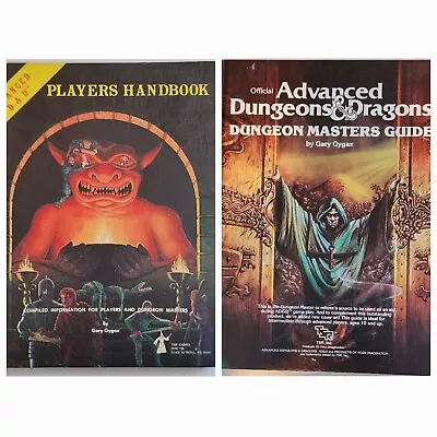 Dungeons And Dragons- 1978 Player's Handbook And DM's Guide By Gary Gygax • $70