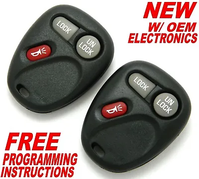  New Pair Gm Chevy Gmc Keyless Remote Entry Fobs Transmitter 15732803 Kobut1bt • $31.95