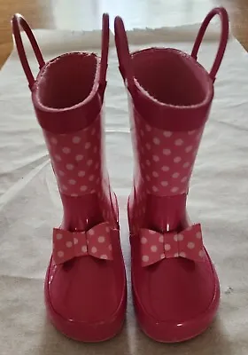 Toddler Girls Disney Junior Minnie Mouse Rainboot Size 5/6 • $18