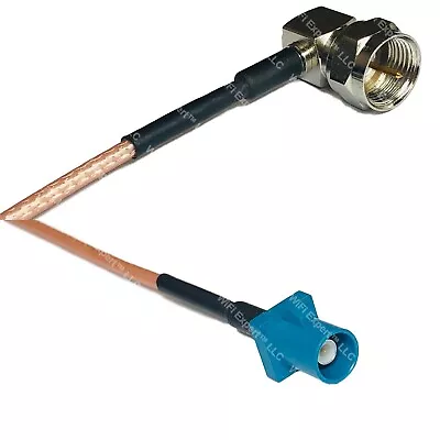 RG316 F MALE ANGLE To Fakra Z Male RF Cable Rapid-SHIP LOT • $9.24
