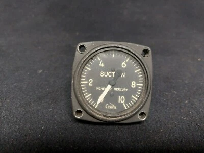 $80 • Buy Cessna Vacuum/ Suction Gauge 51414-1 Working Fine When Removed