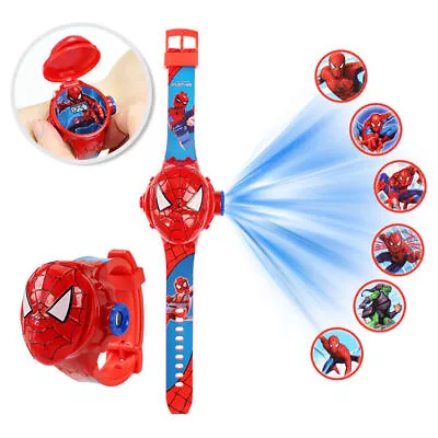 Spiderman Kids Boy Girl Childrens Flashing Light Up Watch 3D Digital Kids Gifts • £4.88