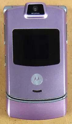 Motorola RAZR V3m - Pink And Silver ( Verizon ) Very Rare Flip Phone • $84.99