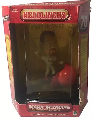 HeadLiners Mark McGwire Commemorative Figure Display Case Included  • $20