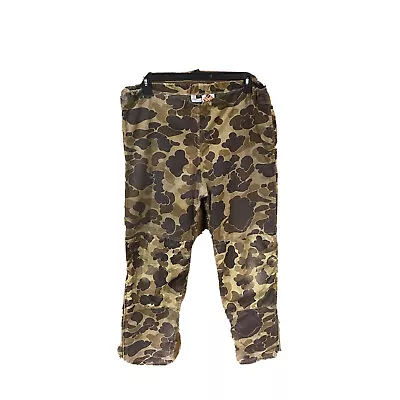 Vintage 80s Columbia Gore-Tex Duck Camo Insulated Hunting Pants Mens Sz Sm RARE • $57.06