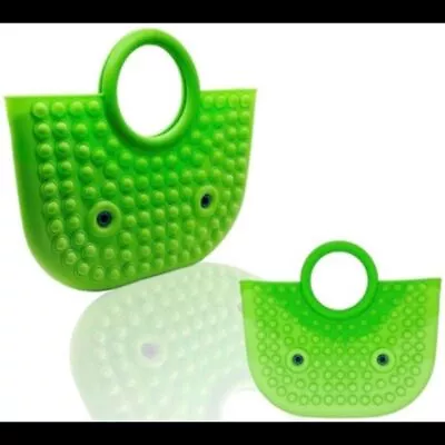 Brand New Womens And Girls Silicone Green Pop Push Bubble Tote Handbag Purse • $34