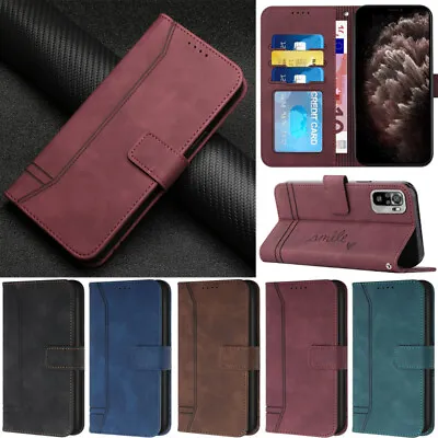 Retro Wallet Leather Flip Case Cover For Xiaomi Mi 12 Lite Redmi Note 11T Pro • $12.43