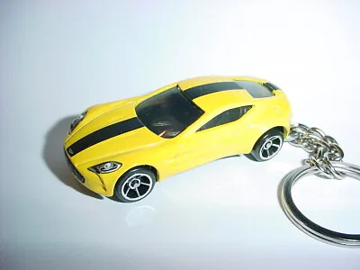 HOT 3D ASTON MARTIN ONE-77 CUSTOM KEYCHAIN Key Keyring Ornament 1/64 Hot Wheels • $9.25