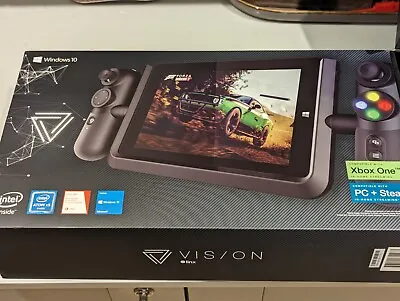 Linx Vision 8 Inch Tablet With Xbox Controller - Black - Boxed - Intel - Windows • £125