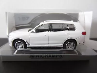 MINICHAMPS 029300 BMW X7 (2019) In WHITE - Model Is PLASTIC - HO Or 1:87 Scale • $26