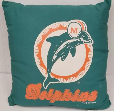 NFL Miami Dolphins - 16  X 16  Toss Pillow NEW • $7.99