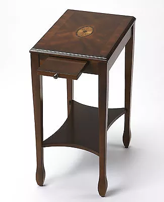 Bryn Mawr Inlaid Side Table - End Table - Cherry Finish - Free Shipping* • $281.40
