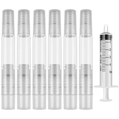 £7.43 • Buy 3/6Pcs Touch Up Paint Pens 6ML Fillable Paint Brush Pen Transparent Press GayAG