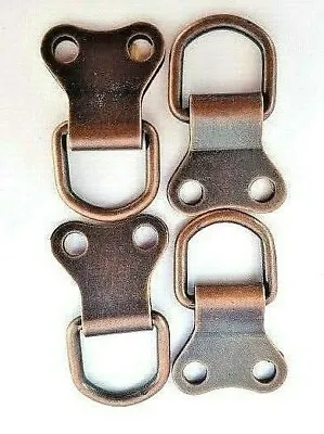 Picture Frame Double D Rings Bronzed Canvas Hook Artist Hangers Multi Listing • £3.59