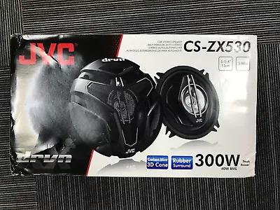 JVC CSZX530 300W 5.25-Inch 3-Way Coaxial Speakers • £20