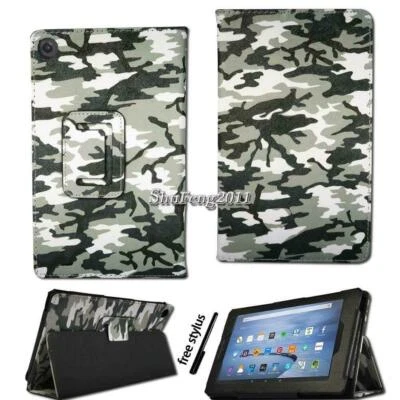 $6.79 • Buy For Amazon Kindle Fire 7 / HD 8 / HD10 With Alexa Smart Leather Stand Cover Case