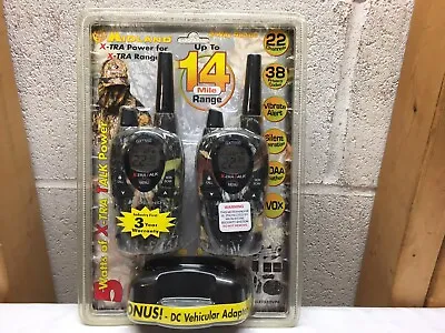 MIDLAND Camo GTX550 X-Tra Talk 2-Way Radios~22 Channels~14 Mile Range~Brand New! • $49.99