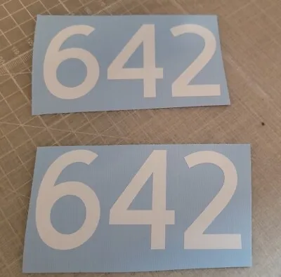 TWO Custom Mailbox Address Street Numbers Vinyl Decal House Business Door 2.0 • $4.84