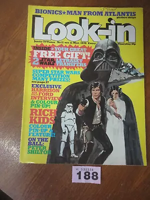 No. 11 March 1978 Look In Magazine - STAR WARS Rich Kids BACCARA Peter Shilton • £14.95