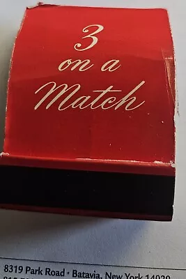 Vtg. THREE ON A MATCH Three Lipsticks By Frances Denney Small Metal Sample Tubes • $18.95