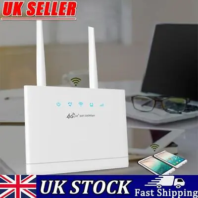 R311 4G WiFi Wireless Router External Antennas 4G LTE Router Fast Ethernet Ports • £36.41