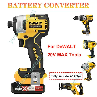 Battery Adapter For Ozito 18V Convert To Dewalt 20V MAX Cordless Tools Converter • $44.94