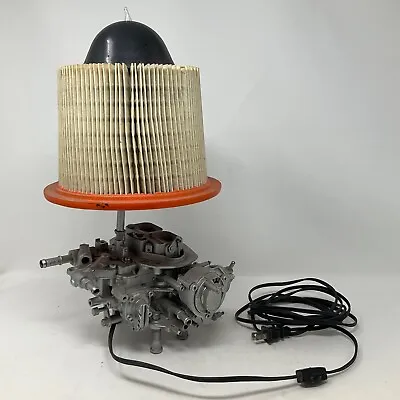 Carburetor Desk Lamp - Automotive Racing Decor Table Lamp - Man Cave Lamp • $105