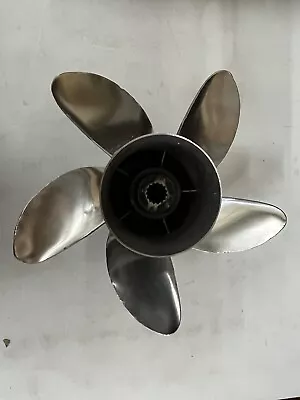 Mercury Marine Stainless Steel Propeller High Five 19P 48-815758 USED • $350