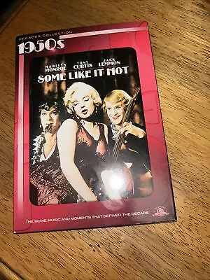 1950’s Decades Collection Some Like It Hot 2 Disc DVD Set Marilyn Monroe MINT • $6