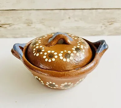 Mexican Clay Pot Small Cazuelitas De Barro Mexicano Chica 3 X 1 1/4 Inch • $12