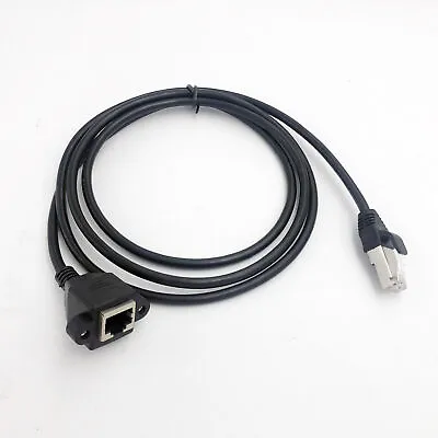 Microphone Extension Cable 8 Pin Rj45 Modular Yaesu Icom Kenwood 5 Ft • $9.99