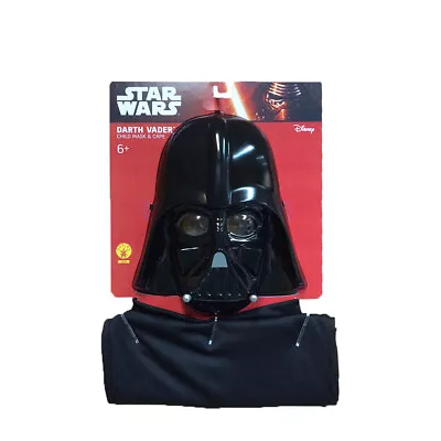 Star Wars Darth Vader 97cm Cape & Mask Child 6y+ Costume/Halloween Party Black • $27